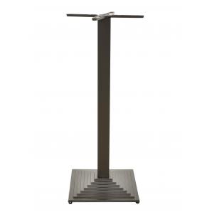 2 Bases de mesa elba, alta, negra, base de 44 x 44 cms, altura 110 cms - 2 unidades