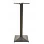 2 Bases de mesa elba, alta, negra, base de 44 x 44 cms, altura 110 cms - 2 unidades