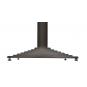 2 Bases de mesa elba, alta, negra, base de 44 x 44 cms, altura 110 cms - 2 unidades
