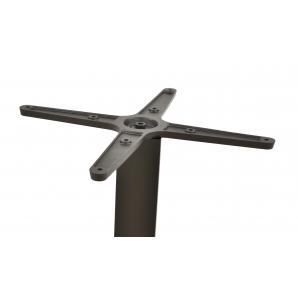 2 Bases de mesa elba, alta, negra, base de 44 x 44 cms, altura 110 cms - 2 unidades