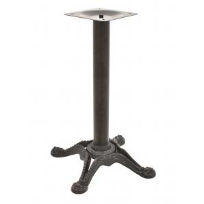 2 Bases de mesa ródano, fundición, negra, base de 58 x 58 cms, altura 75 cms - 2 unidades