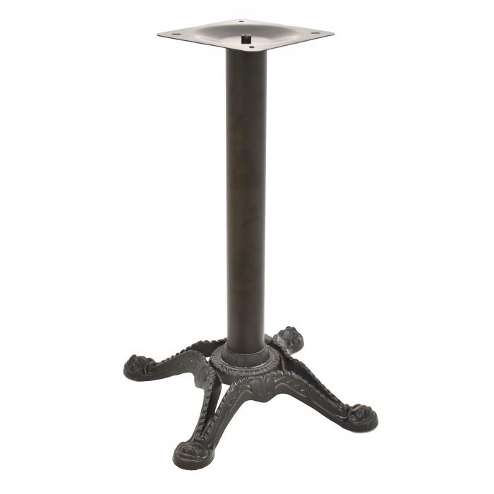 2 Bases de mesa ródano, fundición, negra, base de 58 x 58 cms, altura 75 cms - 2 unidades