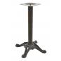2 Bases de mesa ródano, fundición, negra, base de 58 x 58 cms, altura 75 cms - 2 unidades