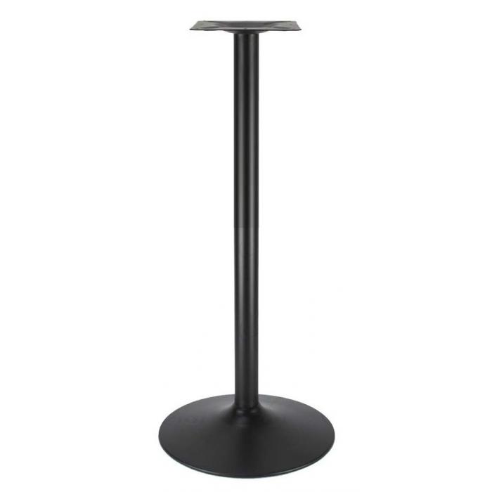 2 Bases de mesa criss, alta, negra, base de 45 cms de diámetro, altura 110 cms - 2 unidades