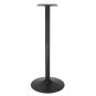 2 Bases de mesa criss, alta, negra, base de 45 cms de diámetro, altura 110 cms - 2 unidades