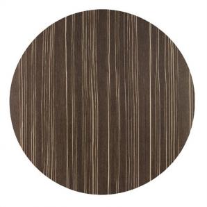 Tablero de mesa werzalit alemania, safari brown 76, 70 cms de diámetro*.