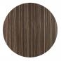 Tablero de mesa werzalit alemania, safari brown 76, 70 cms de diámetro*.