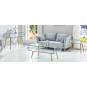 Consola holanda-120tr, madera, cristal, 120x40 cms