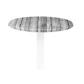 Tablero de mesa werzalit alemania, antique white 202, 70 cms de diámetro*.