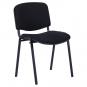 6 Sillas niza new am, chasis epoxi negro, tejido a1, color negro - 6 unidades
