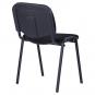6 Sillas niza new am, chasis epoxi negro, tejido a1, color negro - 6 unidades