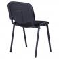 6 Sillas niza new am, chasis epoxi negro, tejido a20, color azul*. - 6 unidades