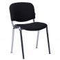 6 Sillas niza new am, chasis cromado, tejido a1, color negro* - 6 unidades