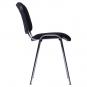6 Sillas niza new am, chasis cromado, tejido a1, color negro* - 6 unidades