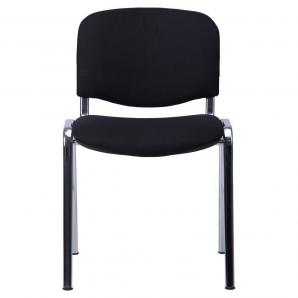 6 Sillas niza new am, chasis cromado, tejido a1, color negro* - 6 unidades