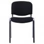 6 Sillas niza new am, chasis cromado, tejido a1, color negro* - 6 unidades
