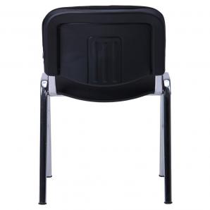 6 Sillas niza new am, chasis cromado, tejido a1, color negro* - 6 unidades