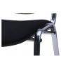 6 Sillas niza new am, chasis cromado, tejido a1, color negro* - 6 unidades