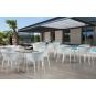 20 Sillones bill, apilable, polipropileno antracita - 20 unidades