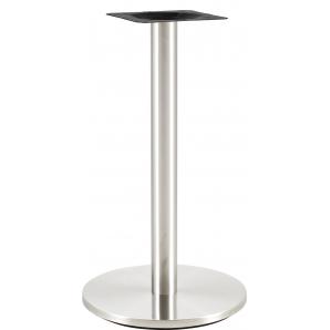 2 Bases de mesa benagil, acero inoxidable, 45 cms de diámetro, altura 72 cms - 2 unidades