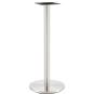 2 Bases de mesa benagil, alta, acero inoxidable, base 45 cms de diámetro, altura 110 cms - 2 unidades