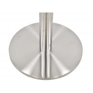 2 Bases de mesa benagil, alta, acero inoxidable, base 45 cms de diámetro, altura 110 cms - 2 unidades