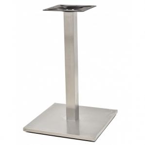 2 Bases de mesa ipanema, acero inoxidable, base de 45 x 45 cms, altura 72 cms - 2 unidades