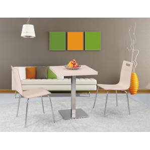 2 Bases de mesa ipanema, acero inoxidable, base de 45 x 45 cms, altura 72 cms - 2 unidades