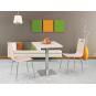 2 Bases de mesa ipanema, acero inoxidable, base de 45 x 45 cms, altura 72 cms - 2 unidades