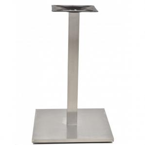 2 Bases de mesa ipanema, acero inoxidable, base de 45 x 45 cms, altura 72 cms - 2 unidades