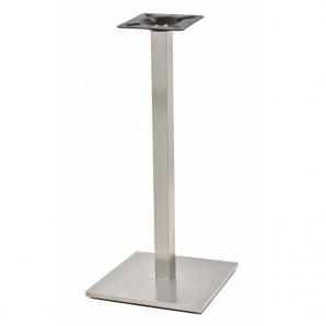 2 Bases de mesa ipanema, alta, acero inoxidable, base de 45 x 45 cms, altura 110 cms - 2 unidades