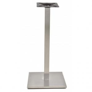 2 Bases de mesa ipanema, alta, acero inoxidable, base de 45 x 45 cms, altura 110 cms - 2 unidades