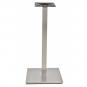 2 Bases de mesa ipanema, alta, acero inoxidable, base de 45 x 45 cms, altura 110 cms - 2 unidades