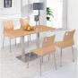 2 Bases de mesa ipanema, acero inoxidable, base de 70 x 40 cms, altura 72 cms - 2 unidades