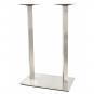 2 Bases de mesa ipanema, alta, acero inoxidable, base de 70 x 40 cms, altura 110 cms - 2 unidades