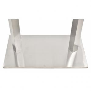 2 Bases de mesa ipanema, alta, acero inoxidable, base de 70 x 40 cms, altura 110 cms - 2 unidades