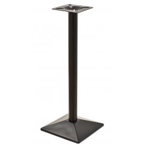 2 Bases de mesa soho, alta, negra, base de 40 x 40 cms, altura 110 cms - 2 unidades