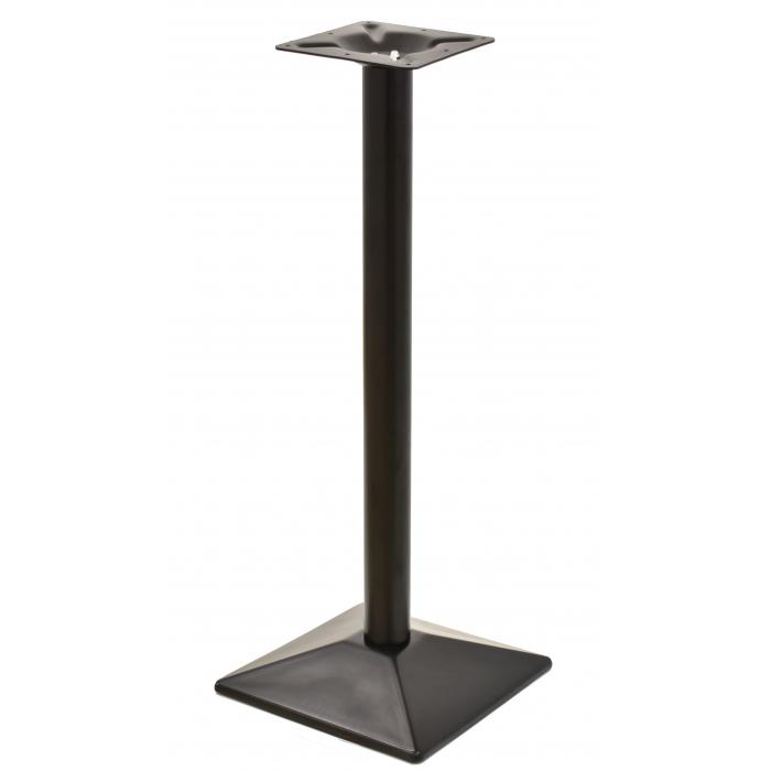 2 Bases de mesa soho, alta, negra, base de 40 x 40 cms, altura 110 cms - 2 unidades
