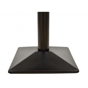 2 Bases de mesa soho, alta, negra, base de 40 x 40 cms, altura 110 cms - 2 unidades