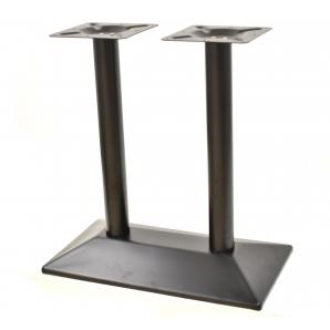 2 Bases de mesa soho, rectangular, negra, base de 70 x 40 cms, altura 72 cms - 2 unidades