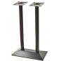 2 Bases de mesa soho, alta, rectangular, negra, base de 70 x 40 cms, altura 110 cms - 2 unidades
