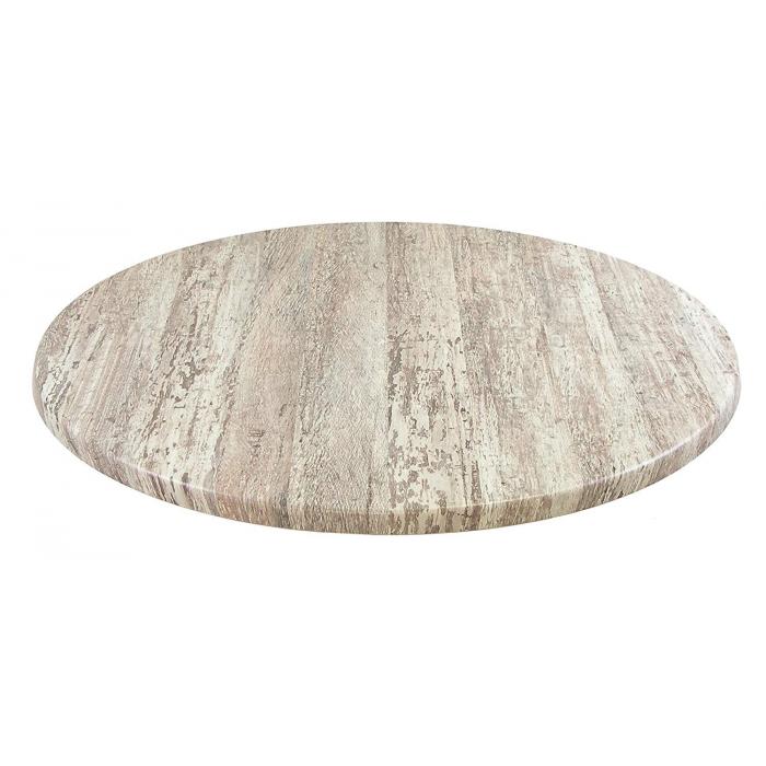 2 Tableros de mesa werzalit-sm, montpellier 214, 60 cms de diámetro*. - 2 unidades