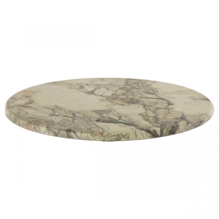 2 Tableros de mesa werzalit sm, marble almeria 209, 60 cms de diámetro*. - 2 unidades