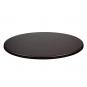 2 Tableros de mesa werzalit-sm, wengué 103, 70 cms de diámetro*. - 2 unidades