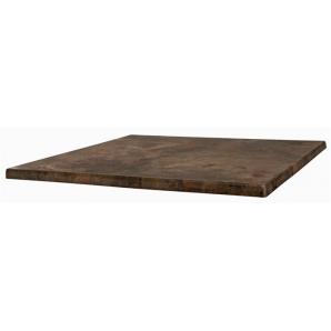 2 Tableros de mesa werzalit sm, marrón oxido 223, 60 x 60 cms* - 2 unidades