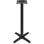 2 Bases de mesa caribe, alta, negra, base de 56 x 56 cms, altura 110 cms - 2 unidades