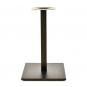 2 Bases de mesa beverly, tubo cuadrado, negra, base de 45 x 45 cms, altura 72 cms - 2 unidades