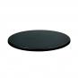 2 Tableros de mesa werzalit-sm, negro 55, 80 cms de diámetro*. - 2 unidades