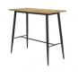 Mesa alta nitra, metal, tapa dm 6064 vintage, 120 x 60 cms