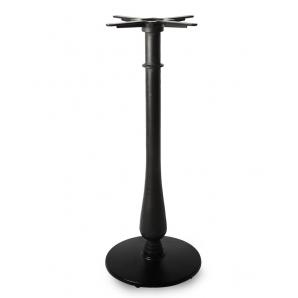 2 Bases de mesa támesis, alta, negra, 43 cms de diámetro, altura 108 cms - 2 unidades